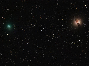 C/2008 Q3 Garradd y NGC 5128