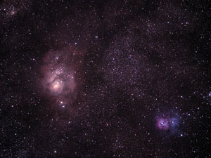 Nebulosa de la Laguna y Trfida - M 8 y M 20