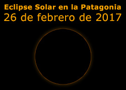 Eclipse Solar en la Patagonia el 26 de febrero de 2017