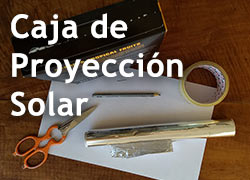 Caja de proyección solar
