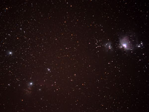 M 42 y Flame Nebula