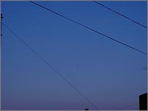 La Luna y Venus de Leonardo Zawadzki :: Sur Astronómico