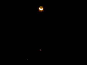 Jupiter, Venus y la Luna