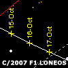 Cometa C/2007 F1 (LONEOS)